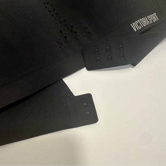 Victoria Sport Black Angel Athletic Bra Back Hook Size 36C - Picture 4 of 5